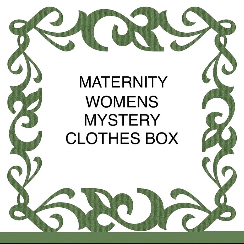 Maternity Womens Mystery clothing box - huge lot maternity sizes: 0, 2, Xs/S.